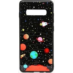 Чохол-накладка Toto Cartoon Print Glass Case Samsung Galaxy S10e Planets