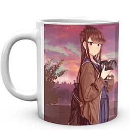 Кружка GeekLand Komi Can't Communicate У Коми-сан проблемы с общением Коми KC 02.01 330 мл белая