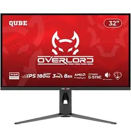 Монитор QUBE 32" Overlord G32Q180HS QHD IPS 180Hz (G32Q180HS)