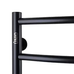 Водяна рушникосушка Unio LD W 700-500-7 BLK Драбинка Дуга, Чорний матовий - мініатюра 3
