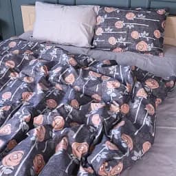 Комплект постільної білизни MirSon 17-0706 Silver Petals бязь 110 х 140 см (2200010619089)