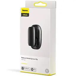 Автоутримувач для окулярів Baseus Platinum Eyewear Clip ACYJN-A01 Black - мініатюра 5