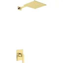 Душова система Kohlman Experience 30 gold + BOX прихованого монтажу KPL-QW220EGDQ30, Золотий