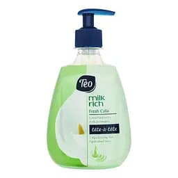 Мыло жидкое с дозатором Teo Rich Milk Coconut 400 мл (73714)