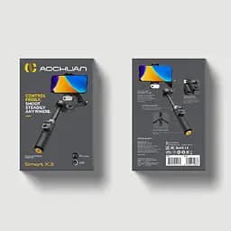 Триосьовий стабілізатор AOCHUAN Professional Gimbal Stabilizer for Smartphone SMART S3 Black - мініатюра 2