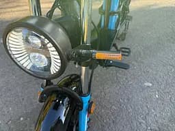 Електровелосипед Minako Monster NEW (1000W, 60V, 26Ah) Гідравлічні гальма +Розкладний Багажник/сидіння Чорно-Синій - мініатюра 7
