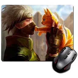 Ігрова поверхня Nextprint Какаші та Кіт Naruto and Cat 220 х 180 мм (5566)