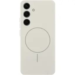 Чохол Lakshmi Silicone Cover Full Camera (AA) with MagFit для Samsung Galaxy S25 Білий/White