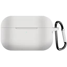 Чохол-накладка DK Apple AirPods Pro | Silicone Candy Friendly з карабіном (white)