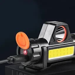 Ліхтар налобний акумуляторний з магнітом High Power HeadLamp - мініатюра 4