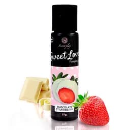 Лубрикант оральный Secret Play Strawberry & White Chocolate Gel, белый шоколад с клубникой, 55 мл Secret play 37-3672 103696