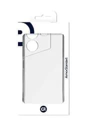 Прозрачный чехол для TECNO Pova 5 4G с защитой камеры, тонкий, силиконовый, бесцветный, ударопрочный, противоударный бампер с закрытой камерой, ArmorStandart (ARM68909) - мініатюра 3