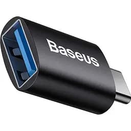 Переходник Baseus Ingenuity Series Mini OTG Adaptor Type-C to USB-A 3.1 Black (ZJJQ000001)