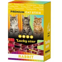 Лакомство для кошек Lucky Star Палочка с мясом кролика 60 шт. по 5 г 