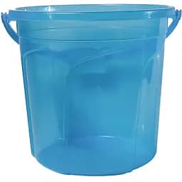 Ведро Stars Plast прозрачное 15 л голубое (94043/блак)