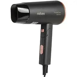 Фен для волосся Rotex RFF186-V Future Care 1800 Вт Чорний