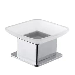 Мильниця Bemeta Plaza Square скло мат 140108191, Білий