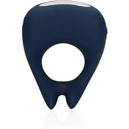 Виброкольцо Loveline Pointed Vibrating Cock Ring 8 см синий