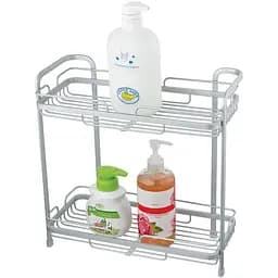 Полка Lemax двухъярусная прямоугольная алюминиевая (EBA-3020 AL)