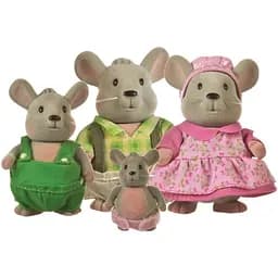 Набор фигурок Li'l Woodzeez Семья мышей det0018099