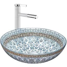 Умивальник Rea Arte blue накладний REA-U0267, Чорний