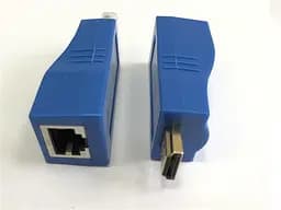 Подовжувач Atcom HDMI - RJ-45 (M/F), до 30 м, Blue (14369) - мініатюра 2
