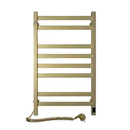 Електрична рушникосушка Navin Авангард 480x800 Sensor лівобічна з таймером, матове золото 12-212033-4860, Золотий, Ліве, Електронний