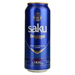 Пиво Saku Originaal світле 4.7% 0.5 л з/б - мініатюра 2