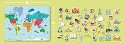 Комплект магнітів Apli Kids Карта світу (16494) - мініатюра 3