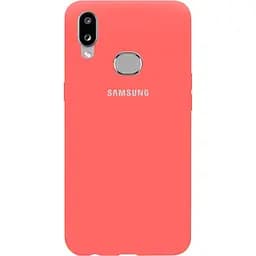 Чохол-накладка Toto Silicone Full Protection Case Samsung Galaxy A10s Peach Pink