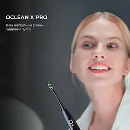 Електрична зубна щітка Oclean X Plus Pro Digital Blue - мініатюра 7