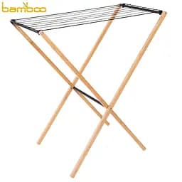 Сушарка для білизни підлогова Casa Si Bamboo Dryer S Braun (CS92303W06) - мініатюра 7