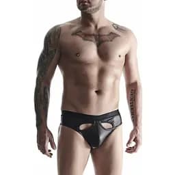 Мужские трусы Regnes Fetish Planet BRI025 wetlook XL (черный)