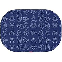 Лежанка для собак Waudog Relax, Собаки, зі змінним чохлом, розмір M, 80х55 см (098-0123)