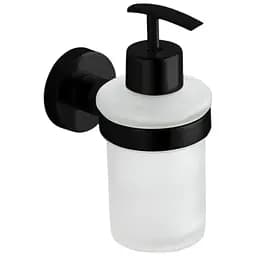 Дозатор для рідкого мила VBI Uranus black VBI-040406BL, Чорний матовий
