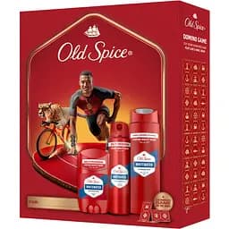 Подарунковий набір Old Spice Ironman Whitewater: аерозольний дезодорант 150 мл + дезодорант-стік 50 мл + гель для душу 3-в-1, 250 мл + гра Доміно - мініатюра 2