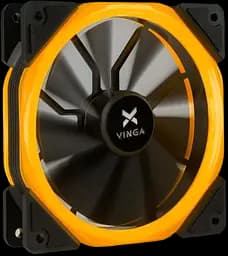 Вентилятор Vinga LED FAN-02 ORANGE Black