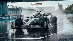 Дерев'яний фігурний пазл F1 Mercedes AMG, А1, Картонна коробка 500+ елементів