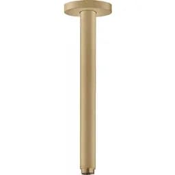 Кронштейн для верхнього душу Hansgrohe зі стелі S 300 мм Brushed Bronze 27389140 Бронза