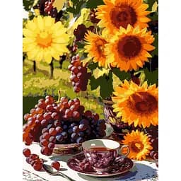 Картина по номерам Strateg Подсолнечное лето 30х40 см (SS-1255)