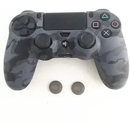Чохол на геймпад Silicone Case для Sony DualShock 4 Grey Camouflage [56185] - мініатюра 5