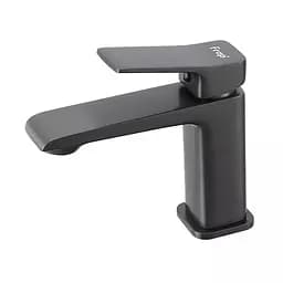 Змішувач для умивальника литий вилив збройова сталь Frap F1084-9 Графітовий хром