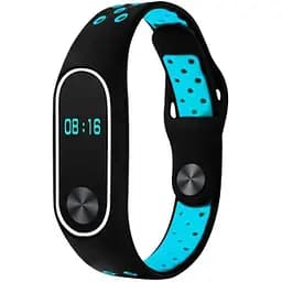 Силиконовый ремешок Primo Perfor Sport для Xiaomi Mi Band 2 Black Blue