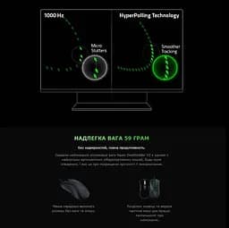 Игровая мышь RAZER V-3 DeathAdder Black ESports Gaming, 30000 DPI, 70G - мініатюра 6