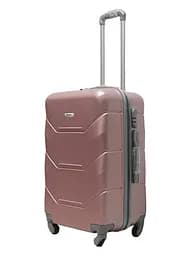 Валіза середня M ABS-пластик Milano bag 147M 66×46×29см 80л Рожеве золото - мініатюра 2