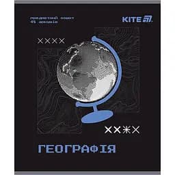 Набор тетрадей Kite Techno География предметный 48 листов в клетку 10 шт. (K25-240-5)
