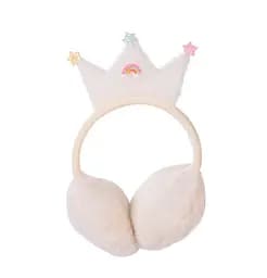 Меховые наушники AC8410 "Корона", в пакете (6910568000050) Білий