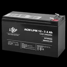 Акумулятор LogicPower AGM LPM 12V - 7.5 Ah (LP3864) - мініатюра 2