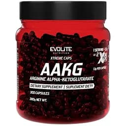 Амінокислота Evolite Nutrition AAKG Extreme 300 капсул