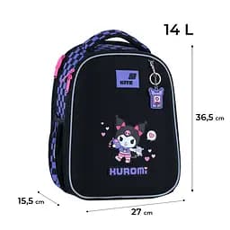 Рюкзак для початкової школи Kite Education каркасний 555 HK-3 Чорний (HK26-555S-3) - мініатюра 3